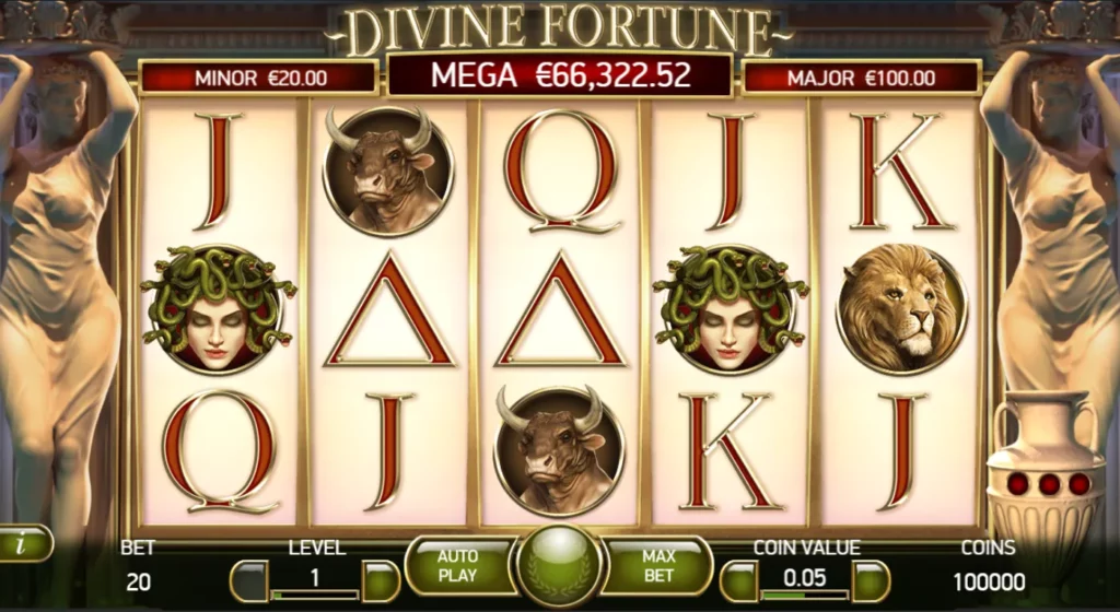 Игра Divine Fortune в онлайн казино Алтын